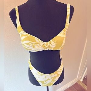 L*space chartreuse 70’s high cut 2 piece